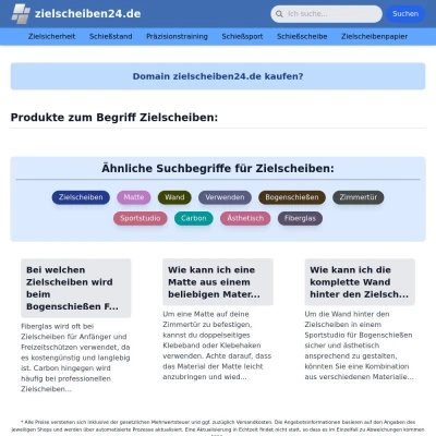 Screenshot zielscheiben24.de