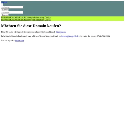 Screenshot zigh.de