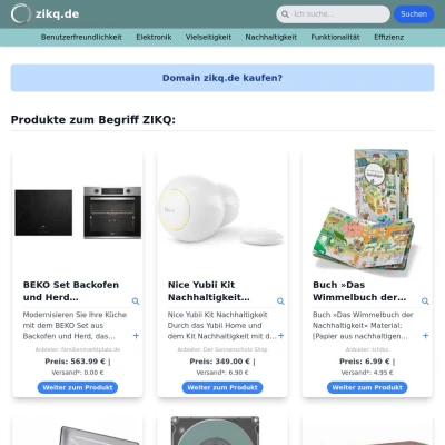 Screenshot zikq.de