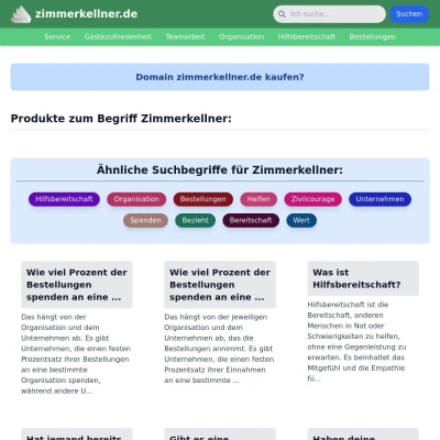 Screenshot zimmerkellner.de