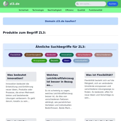 Screenshot zl3.de