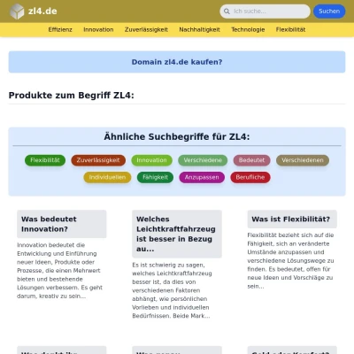 Screenshot zl4.de