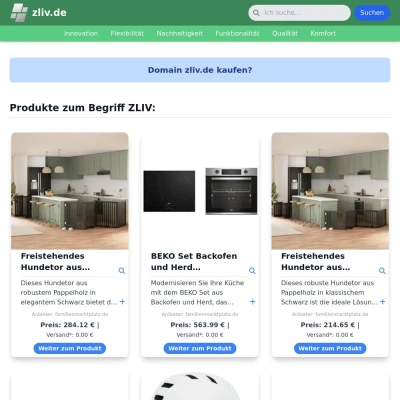 Screenshot zliv.de
