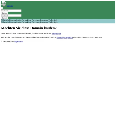 Screenshot zmel.de