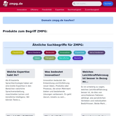 Screenshot zmpg.de