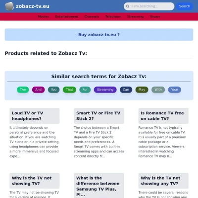 Screenshot zobacz-tv.eu