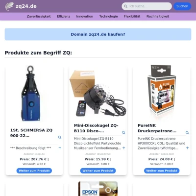 Screenshot zq24.de