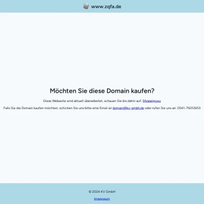 Screenshot zqfa.de