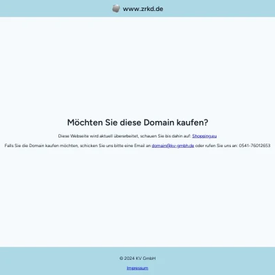 Screenshot zrkd.de