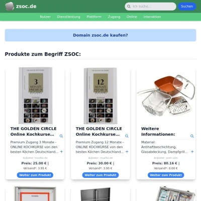 Screenshot zsoc.de