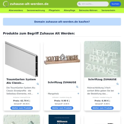 Screenshot zuhause-alt-werden.de