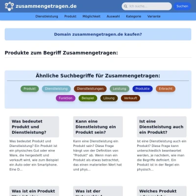 Screenshot zusammengetragen.de