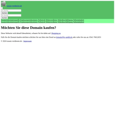 Screenshot zusatz-verdienste.de