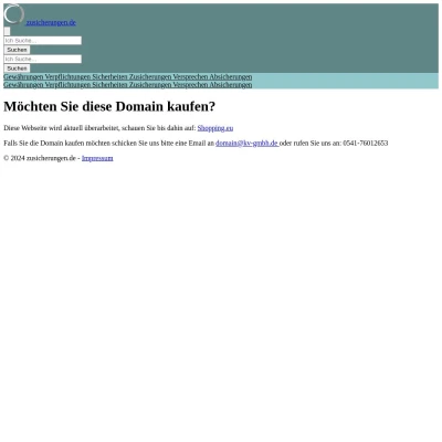 Screenshot zusicherungen.de