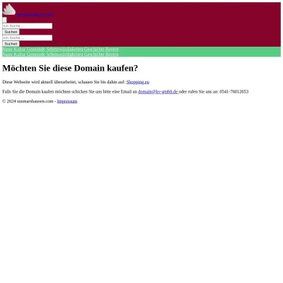 Screenshot zusmarshausen.com