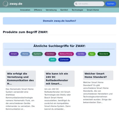 Screenshot zway.de