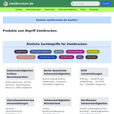Screenshot zweibrucken.de