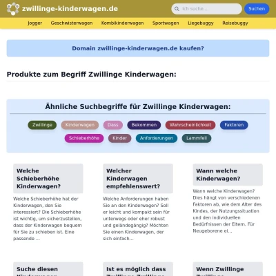 Screenshot zwillinge-kinderwagen.de