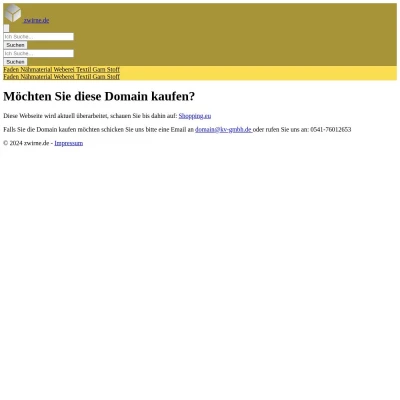 Screenshot zwirne.de