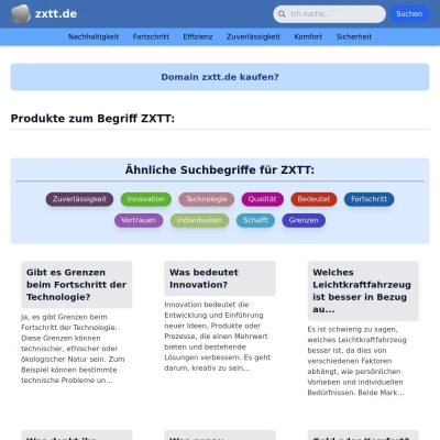 Screenshot zxtt.de