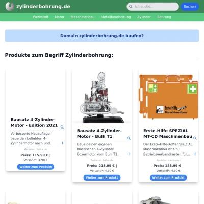 Screenshot zylinderbohrung.de