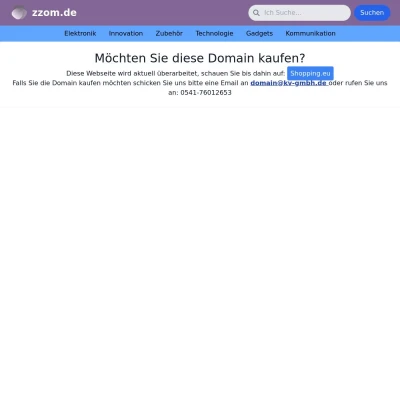 Screenshot zzom.de