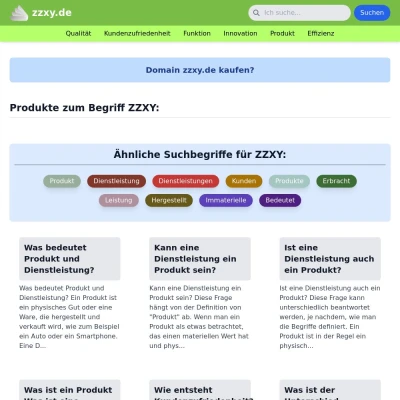 Screenshot zzxy.de